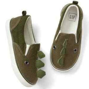 Baby Gap NWT Dinosaur Slip-On Sneakers 5